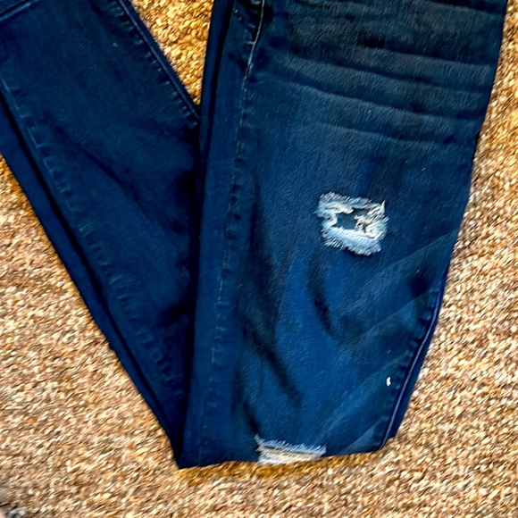 EUC PACSUN DARK JEGGING DISTRESSED - Size 10! - Picture 2 of 6